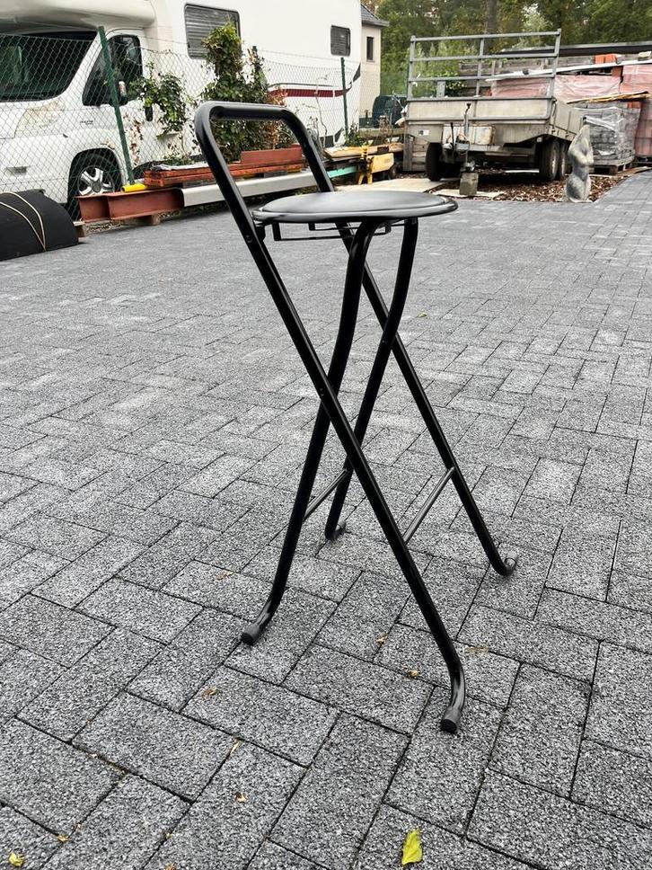 barkrukken (plooibaar), Huis en Inrichting, Barkrukken, Nieuw, Met voetsteun, Metaal, Ophalen