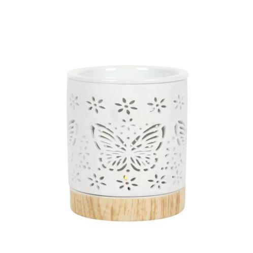 Aroma-oliebrander Wit Uitgesneden Vlinder, Sport en Fitness, Gezondheidsproducten en Wellness, Ophalen of Verzenden