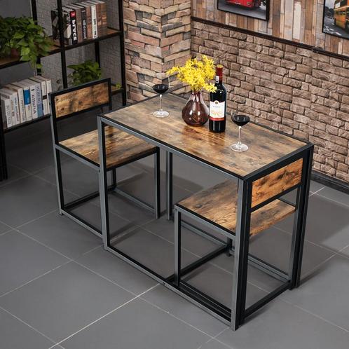 Tweedekans | Coast 3-Delige Eetkamerset Bar Tafel Set Keuken, Huis en Inrichting, Complete eetkamers, Ophalen of Verzenden