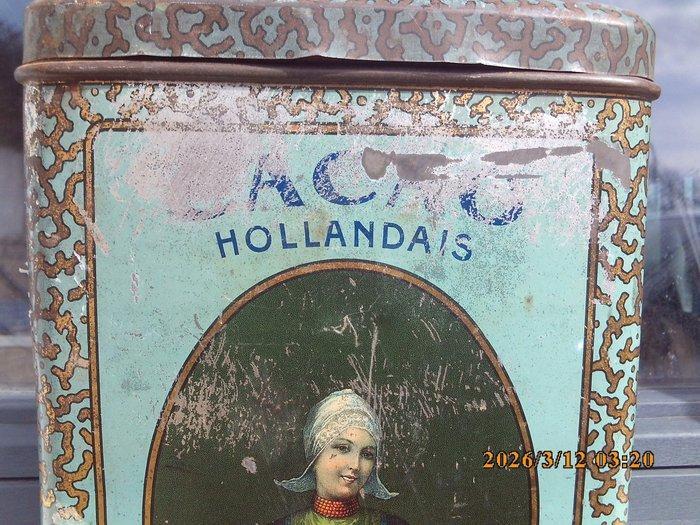 Cacao Hollandais - Boîte - Boite a Cacao - Fer - Cacao, Antiquités & Art, Antiquités | Assiettes décoratives & Carrelages