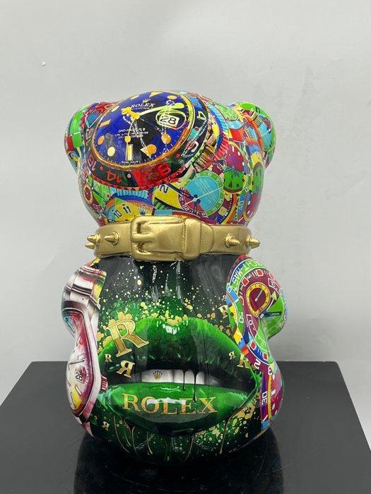 Naor - Bear rolex pop art, Antiek en Kunst, Kunst | Designobjecten