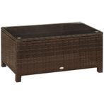 TRUUSK Poly Rotan Bijzettafel - Salontafel - Balkontafel - B, Verzenden, Nieuw