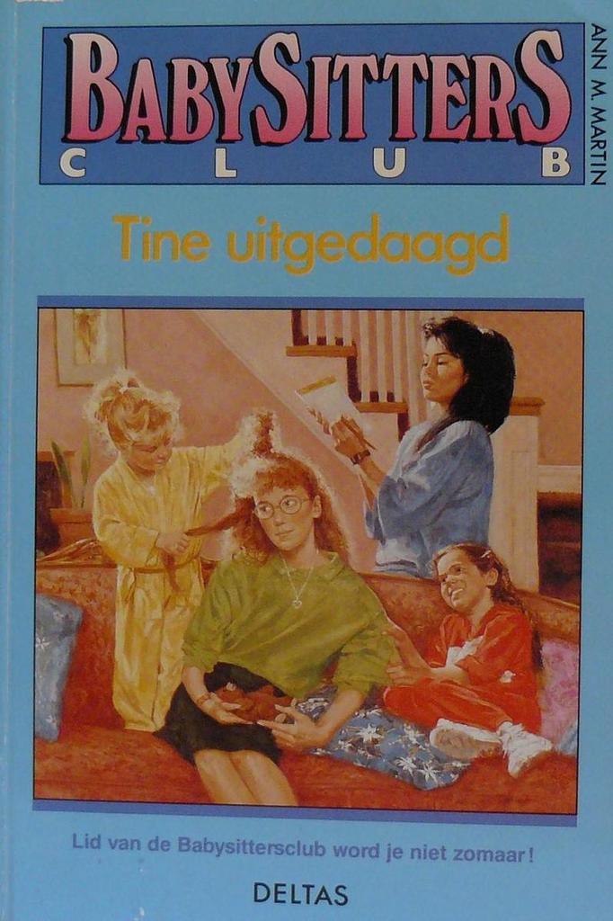 Tine uitgedaagd / Babysittersclub / 14 9789024342266, Boeken, Kinderboeken | Jeugd | 13 jaar en ouder, Gelezen, Verzenden