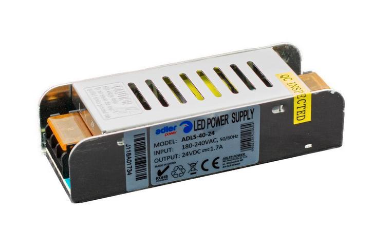 ADLER Power inbouwvoeding - 24 volt - 1,7 ampère - 40,8 watt, Hobby en Vrije tijd, Elektronica-componenten, Verzenden