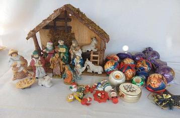 Kerstdecoratie (41) - Hout, Keramiek, Plastic beschikbaar voor biedingen