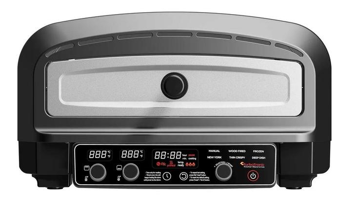 Elektrische Pizza Oven – 2000W -500°C - 37x37 cm Pizzaste, Tuin en Terras, Houtskoolbarbecues, Nieuw, Ophalen of Verzenden
