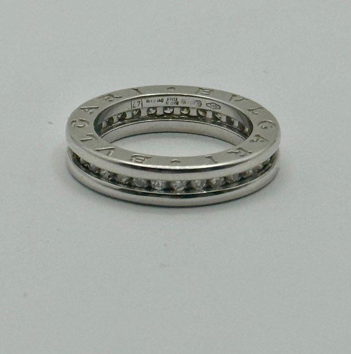 Bvlgari - Ring - Fedina Bzero1 diamanti - 18 karaat Witgoud, Handtassen en Accessoires, Ringen