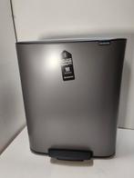 Brabantia Bo Pedal Bin 60 liter Platinum Prullenbakken, Huis en Inrichting, Woonaccessoires | Prullenbakken, Verzenden, Nieuw