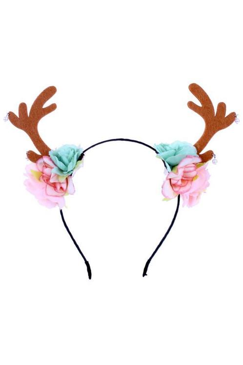 Haarband Rendier Bloemen Mintgroen Lichtroze Diadeem Bloemet, Vêtements | Femmes, Costumes de carnaval & Vêtements de fête, Enlèvement ou Envoi