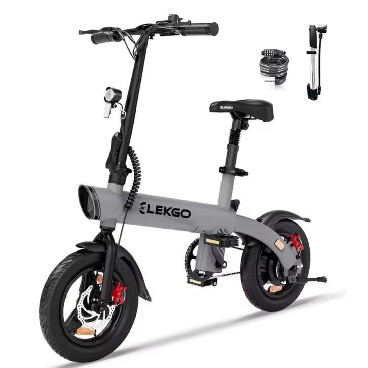 EG01 Urban Elektrische Fiets - 14-inch Wielen - Opvouwbare, Fietsen en Brommers, Scooters | Overige merken, Nieuw, Verzenden