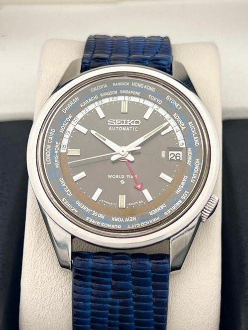 Seiko - Sans Prix de Réserve - World Time “GMT” Vintage, Handtassen en Accessoires, Horloges | Antiek