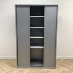 Tweedehands Mibra roldeurkast (hxbxd) 195x125x50 cm , grijs, Huis en Inrichting, Kasten | Roldeurkasten en Archiefkasten, Gebruikt