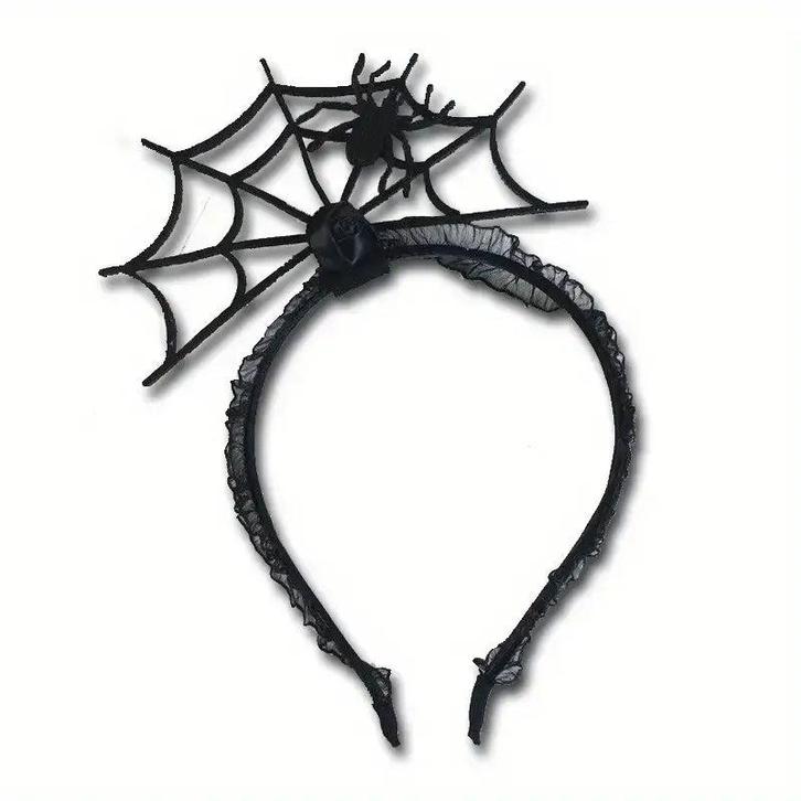 Halloween diadeem Spinnenweb, Kleding | Heren, Carnavalskleding en Feestkleding, Nieuw, Verzenden