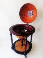 Globe bar - Hout, IJzer - Vintage S.XX