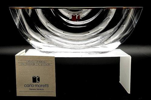 Carlo Moretti - Centre de table  - Cristal, Antiek en Kunst, Antiek | Glaswerk en Kristal