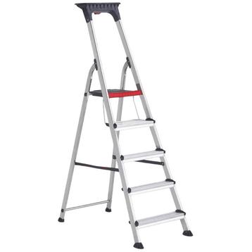 Altrex huishoudtrap Double Decker 5 treden, Doe-het-zelf en Bouw, Ladders en Trappen, Ophalen of Verzenden, Nieuw, Ladder, Minder dan 2 meter
