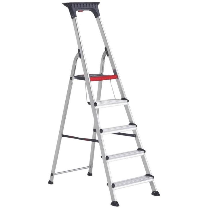 Altrex huishoudtrap Double Decker 5 treden, Doe-het-zelf en Bouw, Ladders en Trappen, Ladder, Nieuw, Minder dan 2 meter, Ophalen of Verzenden