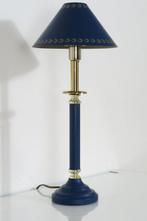 Stijlvolle Koningsblauwe Tafellamp - Empire - Jaren 80 -