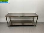 Table de travail en acier inoxydable Basic-line 200 x 60 x, Zakelijke goederen, Horeca | Overige, Verzenden