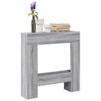 vidaXL Haardombouw 81x18x82 cm bewerkt hout grijs sonoma, Verzenden, Nieuw