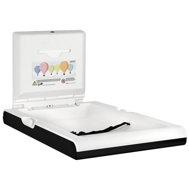 Babyverschoontafel | mediclinics | ZWART | Opklapbaar, Zakelijke goederen, Horeca | Keukenapparatuur, Nieuw in verpakking, Verzenden