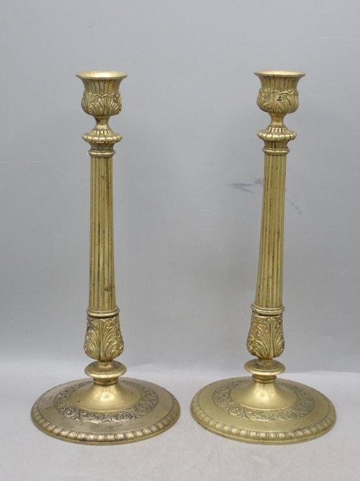 Kaarsenhouder Napoléon III - Messing - H : 25 cm, Antiek en Kunst, Antiek | Overige Antiek