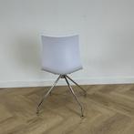 scab Zebra design stoel, draaistoel,  Wit - chroom, Gebruikt, Eén