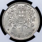 Portugal. Republic. 1 Escudo 1940 - NGC - MS 66 - Escassa