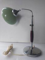 Lampe de banquier - F582 - Acier inoxydable, Antiquités & Art