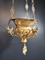 Godslamp - Messing - Godslamp met Engeltjes, Antiek en Kunst