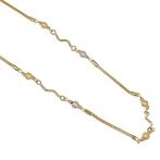 Collier - 18 carats Or blanc, Or jaune, Handtassen en Accessoires, Kettingen, Nieuw