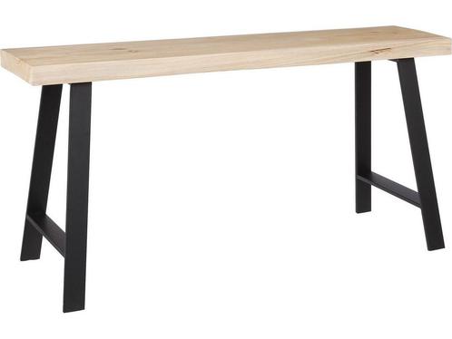 Mica Decorations Plano Bank - L92 x B31 x H46 cm - Vurenhout, Huis en Inrichting, Zetels | Zetels, Nieuw, Verzenden