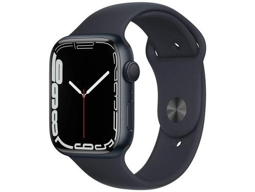 Apple Watch Series 7 45mm - Zwart, Huis en Inrichting, Woonaccessoires | Overige, Zo goed als nieuw, Verzenden