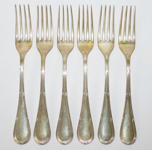 Ménagère (35) - argent - Vaisselle en argent antique de 24, Antiek en Kunst, Antiek | Zilver en Goud