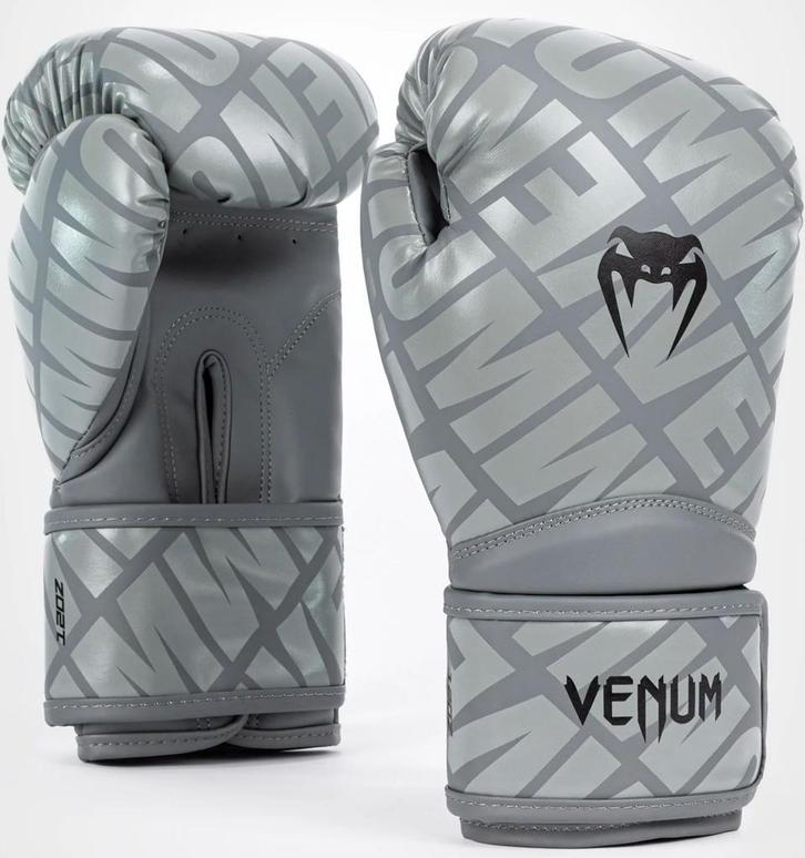 Venum Contender 1.5 XT Bokshandschoenen Grijs Zwart, Sport en Fitness, Boksen, Bokshandschoenen, Nieuw, Verzenden