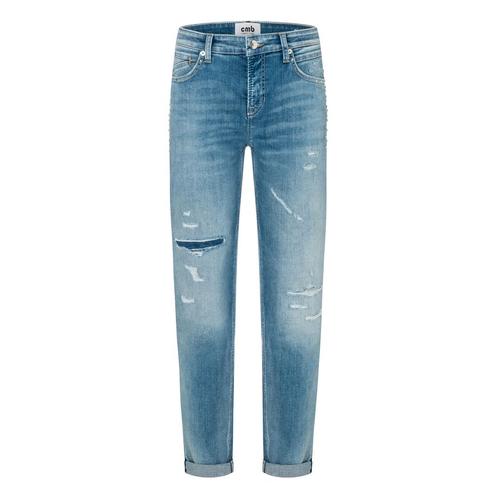Cambio • blauwe Kerry jeans well worn • 36, Kleding | Dames, Broeken en Pantalons, Verzenden