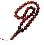 Baltisch amber tesbih gebedssnoer, rozenkrans, 12 mm, 45,1