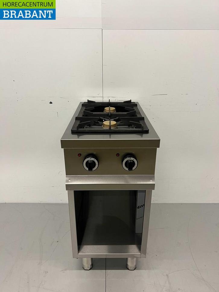 RVS 2 pits gasfornuis fornuis 700 Series 40 cm 12 kW Horeca, Zakelijke goederen, Horeca | Keukenapparatuur, Ophalen of Verzenden