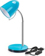 Tafellamp - Bureaulamp - Tafellamp slaapkamer - Blauw - Aigo, Huis en Inrichting, Lampen | Tafellampen, Verzenden, Nieuw