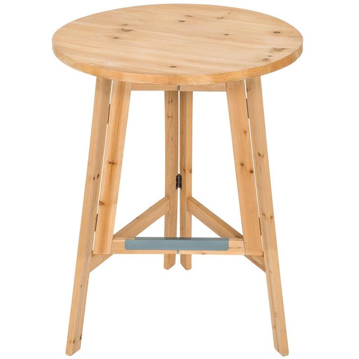 tectake Party statafel van massief hout inklapbaar 79x110cm, Tuin en Terras, Overige Tuin en Terras, Verzenden