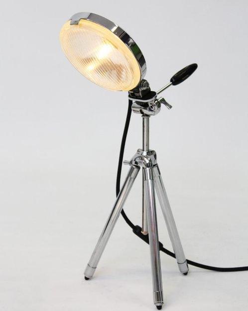 Revue - Spotlight - Verchroomd - Vintage vloerlamp -, Antiek en Kunst, Kunst | Designobjecten