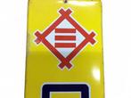 Enamel Advertising Sign [Nippai Fish Feed] Vintage Japanese