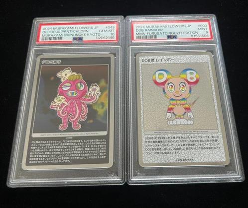 Takashi Murakami/Kaikai Kiki Co., Ltd - 2 Graded card -, Verzamelen, Overige Verzamelen