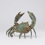 Sculpture, NO RESERVE PRICE - Bronze Patinated Crab