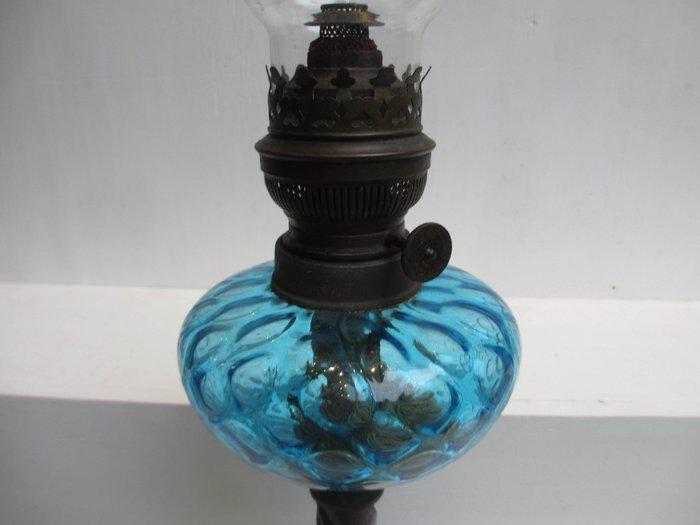 Olielamp - Koper - Matador olielamp antiek, Antiek en Kunst, Antiek | Overige Antiek