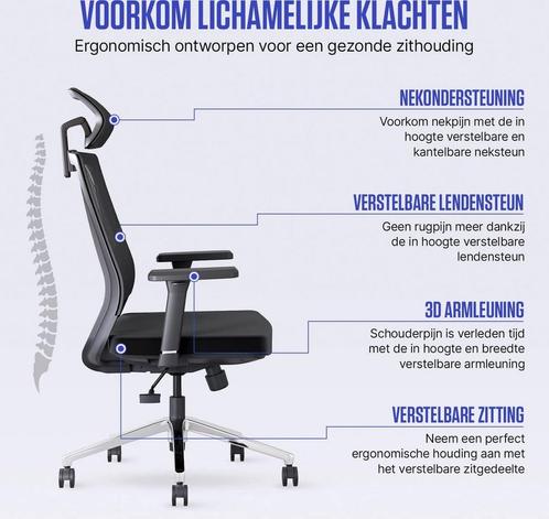 Stane® Ergonomische Bureaustoel Office Gaming Chair, Caravans en Kamperen, Kampeermeubelen, Zo goed als nieuw, Verzenden