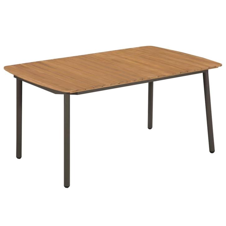 Stoere Acacia Tafel 150x90 | OP = OP | Stevig & Stijlvol, Tuin en Terras, Tuintafels, Nieuw, Hout, Verzenden
