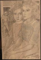 Jan Toorop (1858-1928) - Twee zusjes de Wit uit de