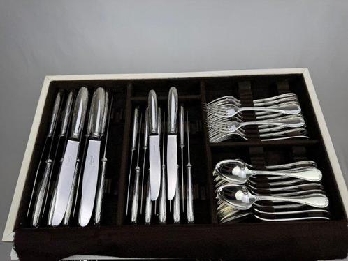 Christofle - Bestekset voor 12 personen (126) - Dwars, Antiek en Kunst, Antiek | Meubels | Tafels