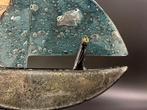 Studio Habrat - Maciej Habrat - sculptuur, Blue Ship - 33 cm, Antiek en Kunst, Antiek | Glaswerk en Kristal